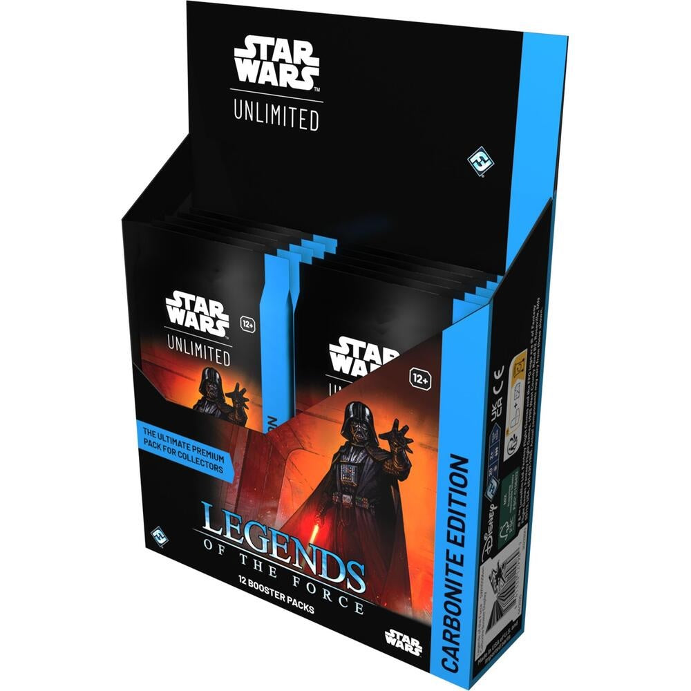 Star Wars Unlimited Legends of the Force Carbonite Booster Pack Display