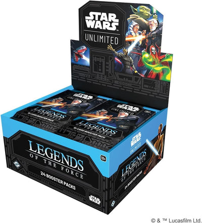 Star Wars Unlimited Legends of the Force Booster Pack Display