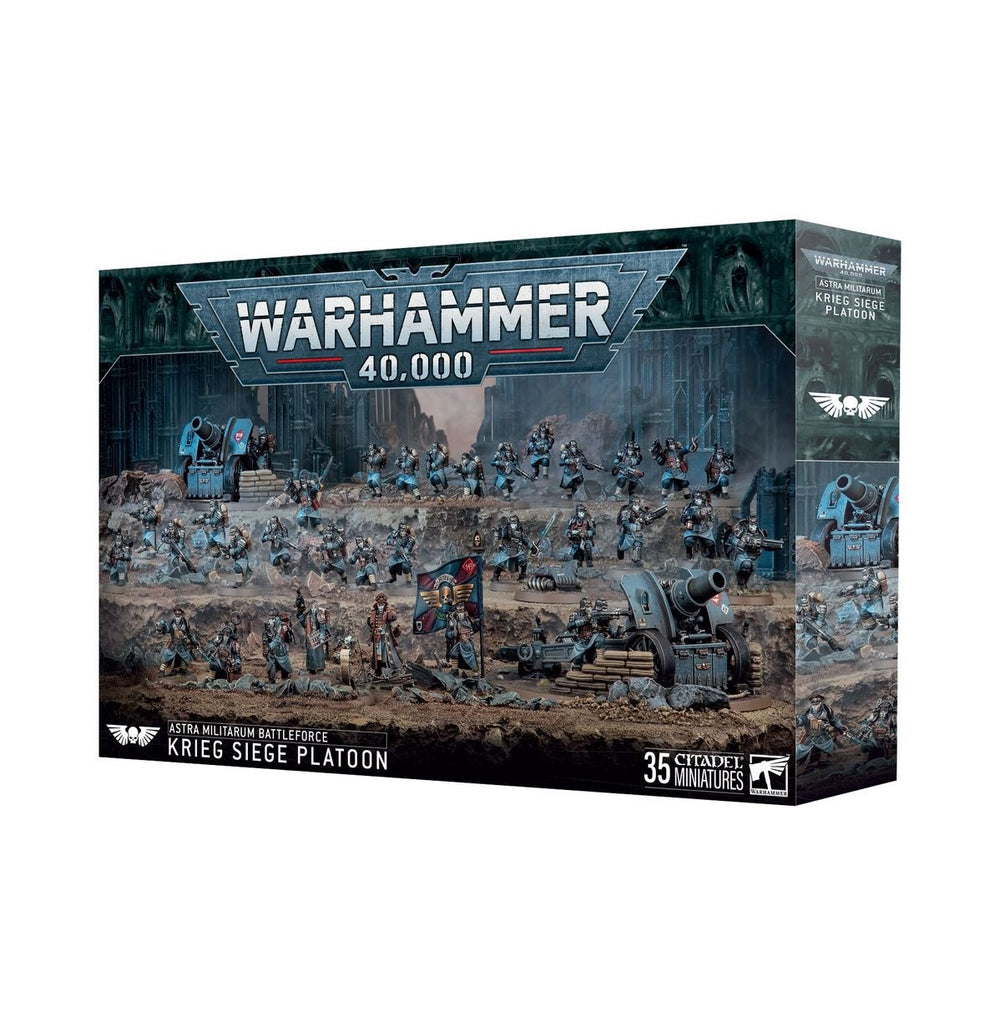 Warhammer 40000 Astra Militarum Battleforce : Krieg Siege Platoon