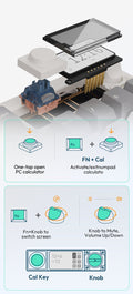 Chilkey ND104 CNC Aluminum Hotswap Wireless RGB Keyboard