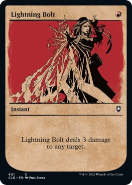 Lightning Bolt (Showcase) - 401 - (Commander Legends: Battle for Baldur's Gate)