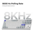 Keychron Q3 HE TMR 8K Aluminum TKL Hotswap RGB Keyboard