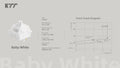 KTT Baby White 43g Linear PCB Mount Switch