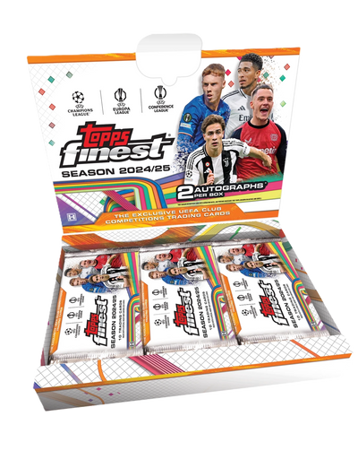 2024/25 Topps UEFA Club Competitions Finest Soccer Hobby Box