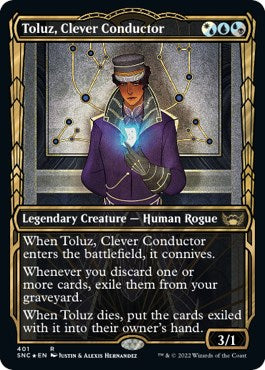 Toluz, Clever Conductor (Gilded Foil) - 401 - (Streets of New Capenna)