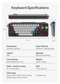 Qwertykeys QK65 Mk3 CNC Prebuilt Aluminum Keyboard