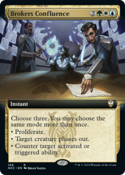 Brokers Confluence (Extended Art) - 168 - (Commander: Streets of New Capenna)