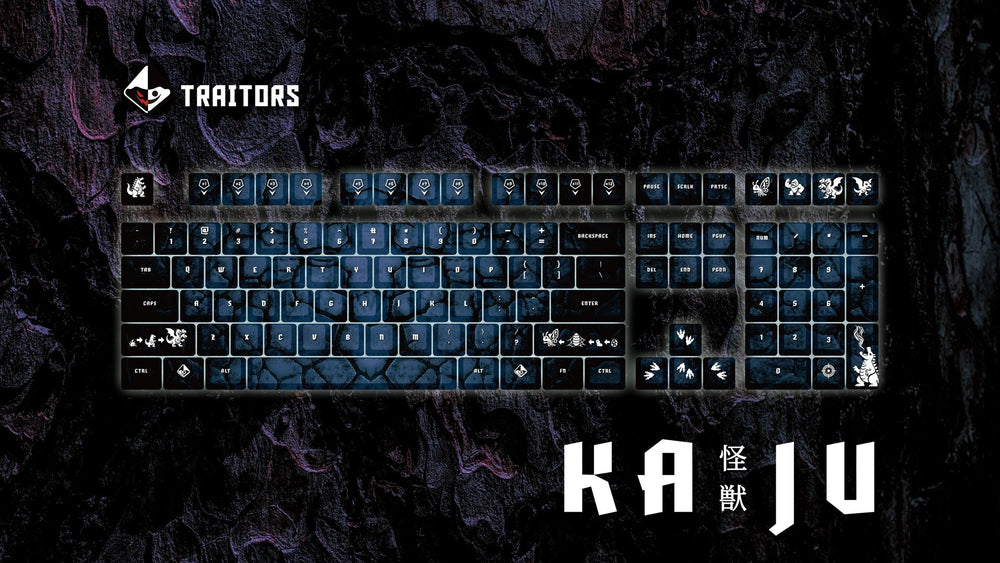 Traitors Kaiju 108 Key Cherry Profile PBT Keycap Set
