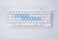 HHKB Sky Blue 60 Key PBT Topre Keycap Set