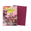 Dragon Shield Standard Matte Dual 25th Anniversary Special Edition Card Sleeves Pomegranate and Gold 100ct
