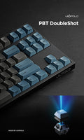 Leopold NP750RBT Grey / Blue Wireless Mechanical Keyboard
