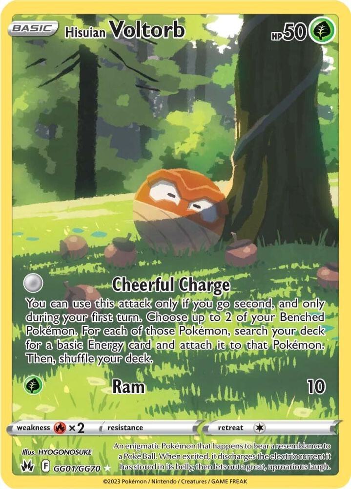 Hisuian Voltorb - Crown Zenith: Galarian Gallery
