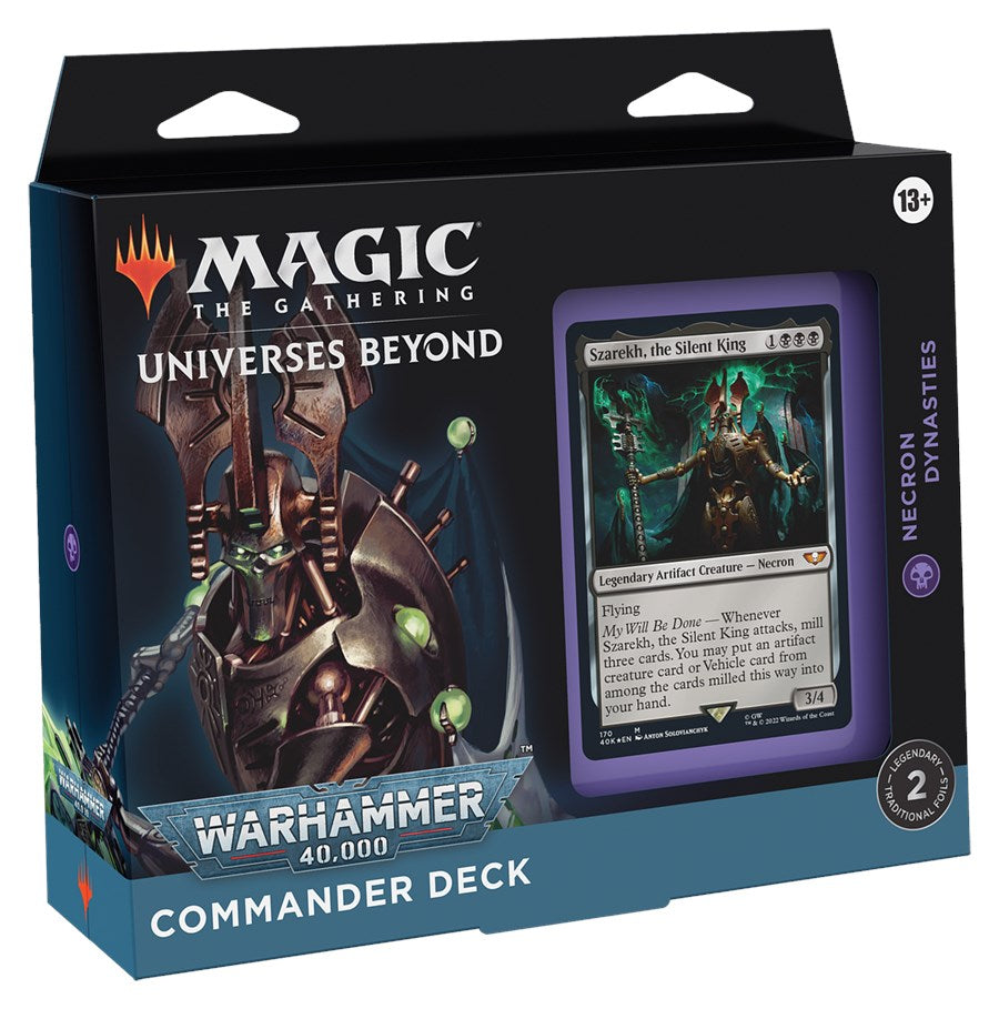 Magic: The Gathering - Universes Beyond: Warhammer 40,000 - Necron Dynasties Commander Deck
