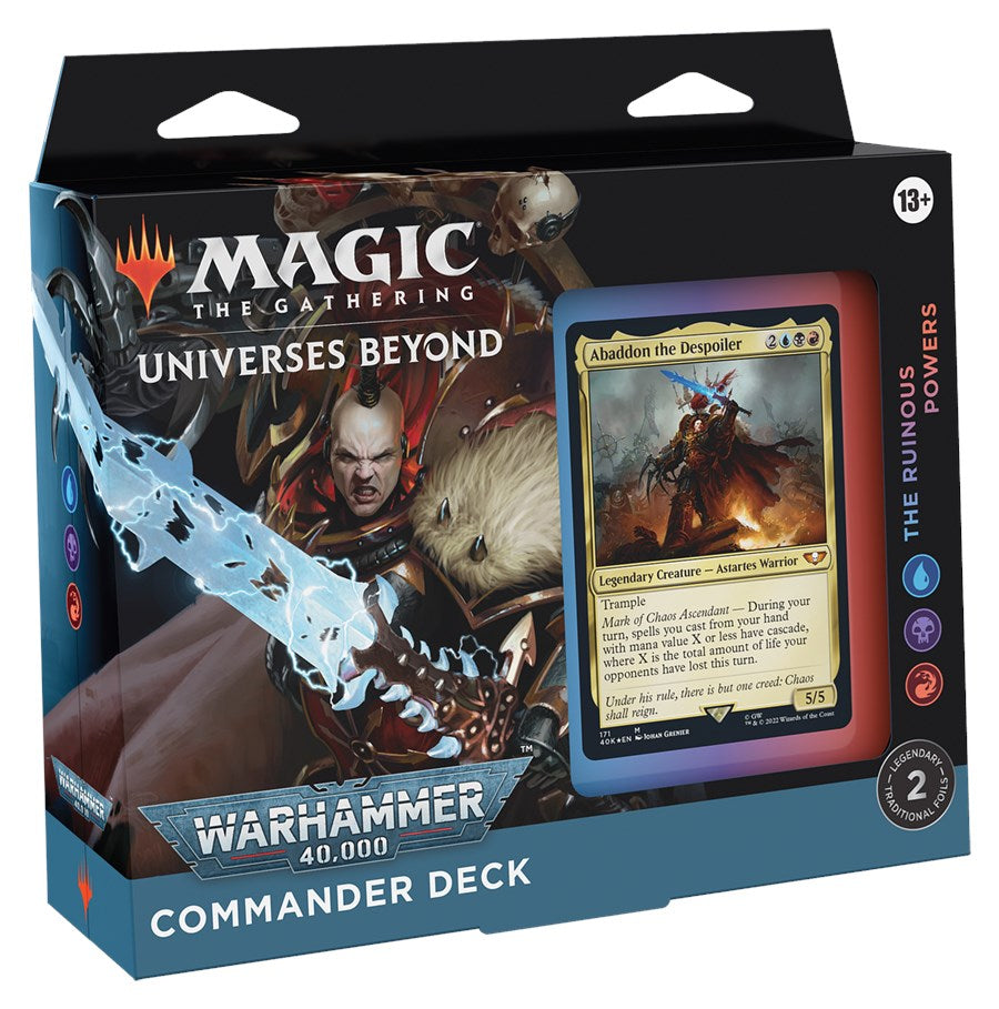 Magic: The Gathering - Universes Beyond: Warhammer 40,000 - The Ruinous Powers Commander Deck