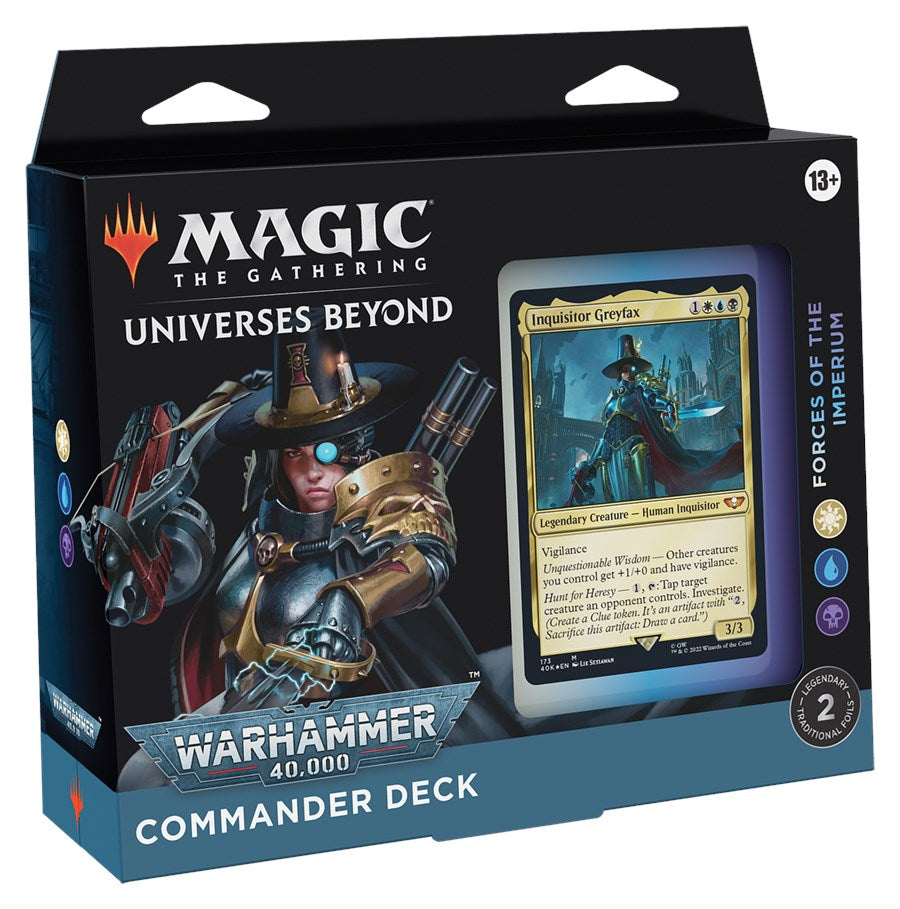 Magic: The Gathering - Universes Beyond: Warhammer 40,000 - Forces of the Imperium Commander Deck