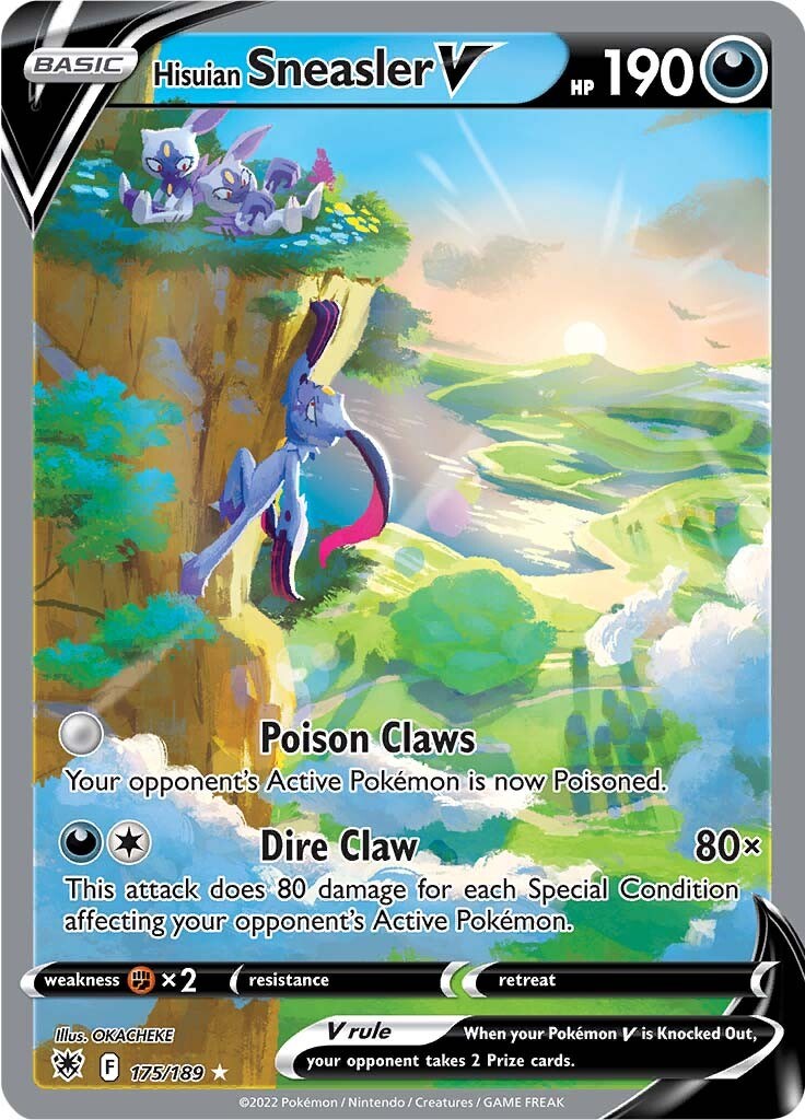 Hisuian Sneasler V (Alternate Full Art) - 175/189 - (SWSH10: Astral Radiance)