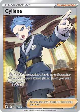 Cyllene (Full Art) (183/189) - SWSH10 Astral Radiance Holofoil