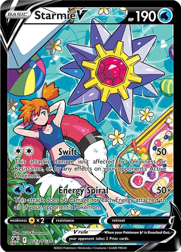 Starmie V - TG13/TG30 - (SWSH10: Astral Radiance Trainer Gallery)