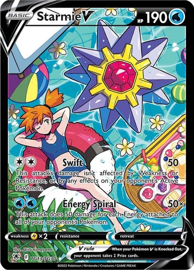 Starmie V - TG13/TG30 - (SWSH10: Astral Radiance Trainer Gallery)