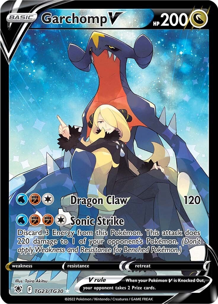 Garchomp V - TG23/TG30 - (SWSH10: Astral Radiance Trainer Gallery)