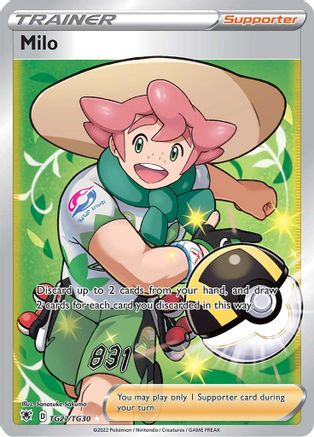 Milo (TG27/TG30) - SWSH10 Astral Radiance Trainer Gallery Holofoil