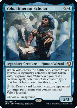 Volo, Itinerant Scholar - 103 - (Commander Legends: Battle for Baldur's Gate)