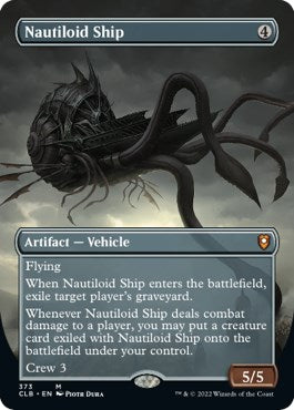Nautiloid Ship (Borderless) - 373 - (Commander Legends: Battle for Baldur's Gate)