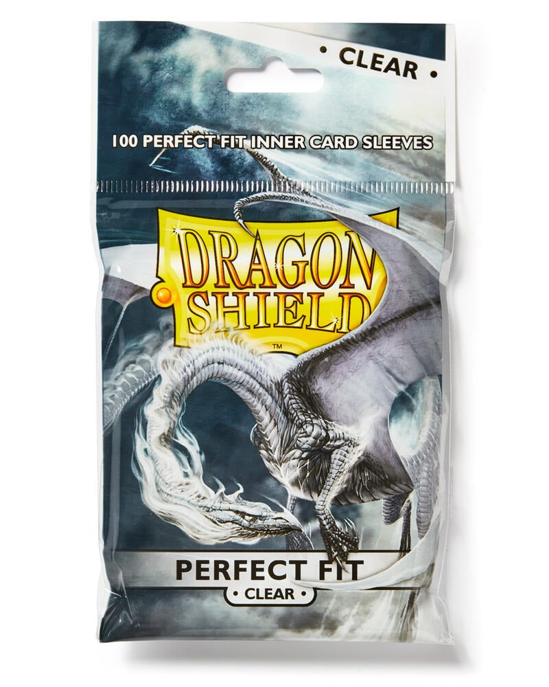 Dragon Shield Standard Perfect Fit Toploader Inner Card Sleeves Clear 100ct Bag
