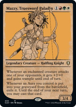 Mazzy, Truesword Paladin (Showcase) - 430 - (Commander Legends: Battle for Baldur's Gate)