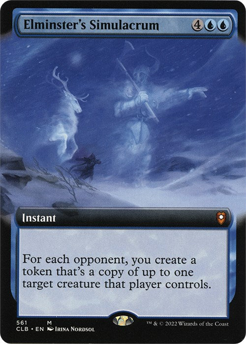 Elminster's Simulacrum (Extended Art) - 561 - (Commander Legends: Battle for Baldur's Gate)