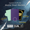 Dragon Shield Standard Matte Dual Art Magic The Gathering Landfall Series Card Sleeves Arid Mesa 100ct