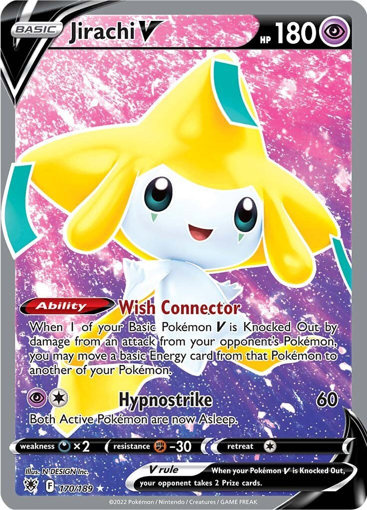 Jirachi V (Full Art) - 170/189 - (SWSH10: Astral Radiance)