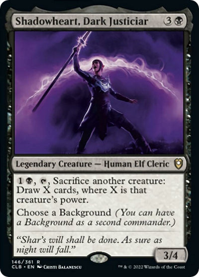 Shadowheart, Dark Justiciar - 146 - (Commander Legends: Battle for Baldur's Gate)