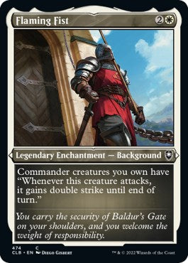 Flaming Fist (Foil Etched) - 474 - (Commander Legends: Battle for Baldur's Gate)
