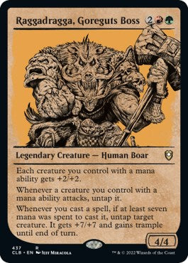 Raggadragga, Goreguts Boss (Showcase) - 437 - (Commander Legends: Battle for Baldur's Gate)