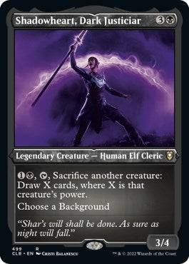 Shadowheart, Dark Justiciar (Foil Etched) - 499 - (Commander Legends: Battle for Baldur's Gate)