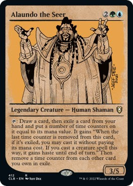 Alaundo the Seer (Showcase) - 412 - (Commander Legends: Battle for Baldur's Gate)