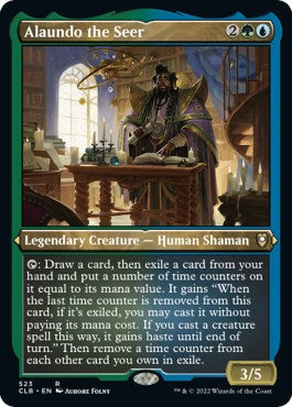Alaundo the Seer (Foil Etched) - 523 - (Commander Legends: Battle for Baldur's Gate)