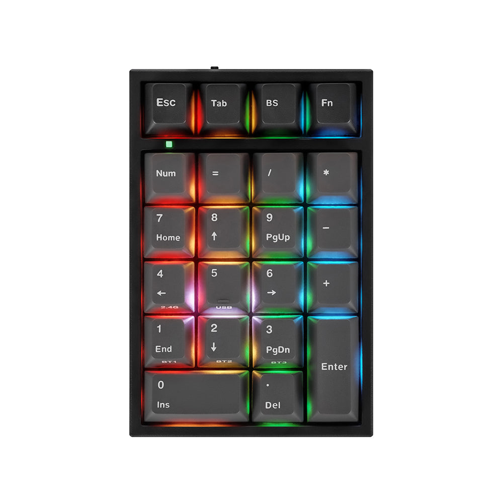 Leopold FC220TP Ash White Hotswap Wireless RGB Numpad Keyboard