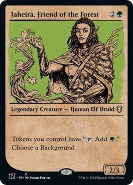 Jaheira, Friend of the Forest (Showcase) - 409 - (Commander Legends: Battle for Baldur's Gate)
