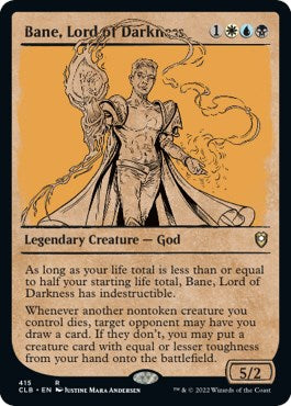 Bane, Lord of Darkness (Showcase) - 415 - (Commander Legends: Battle for Baldur's Gate)