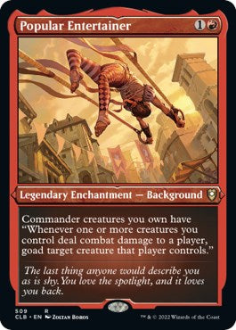 Popular Entertainer (Foil Etched) - 509 - (Commander Legends: Battle for Baldur's Gate)
