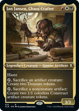 Jan Jansen, Chaos Crafter (Foil Etched) - 535 - (Commander Legends: Battle for Baldur's Gate)