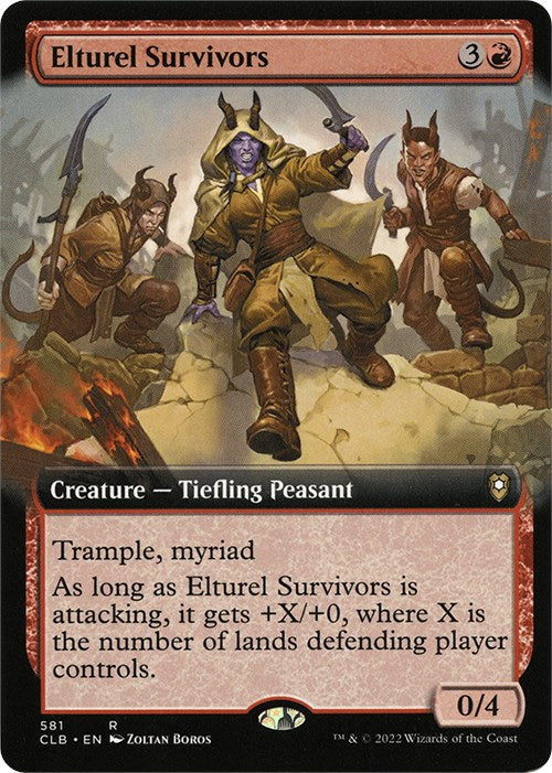 Elturel Survivors (Extended Art) - 581 - (Commander Legends: Battle for Baldur's Gate)