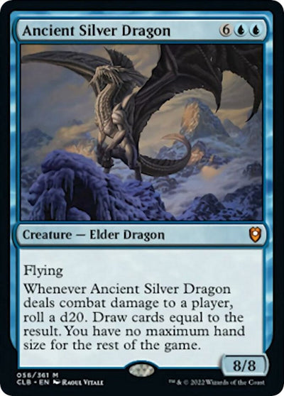 Ancient Silver Dragon - 56 - (Commander Legends: Battle for Baldur's Gate)