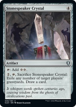 Stonespeaker Crystal - 338 - (Commander Legends: Battle for Baldur's Gate)