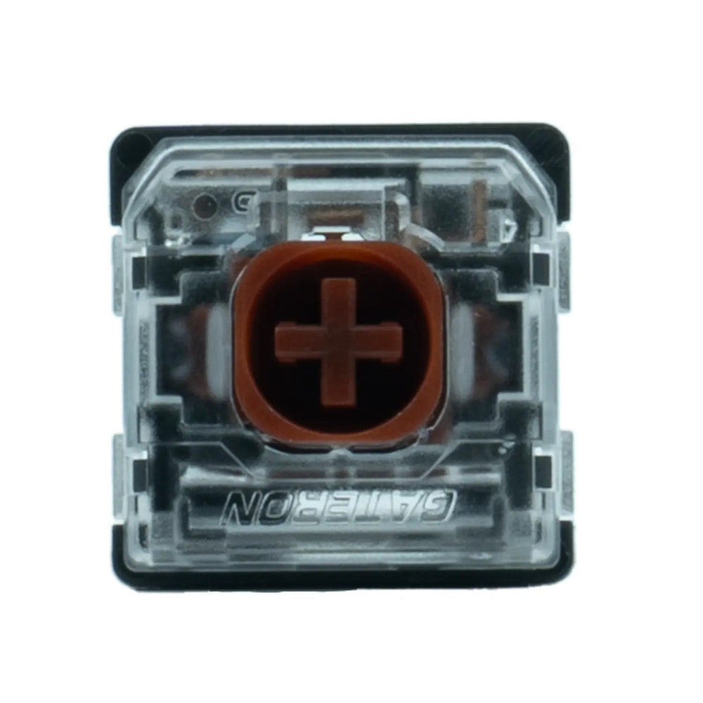 Gateron KS-33 Low Profile Brown Silent 2.0 Tactile 55g Plate Mount Switch
