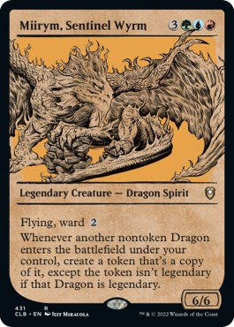 Miirym, Sentinel Wyrm (Showcase) - 431 - (Commander Legends: Battle for Baldur's Gate)