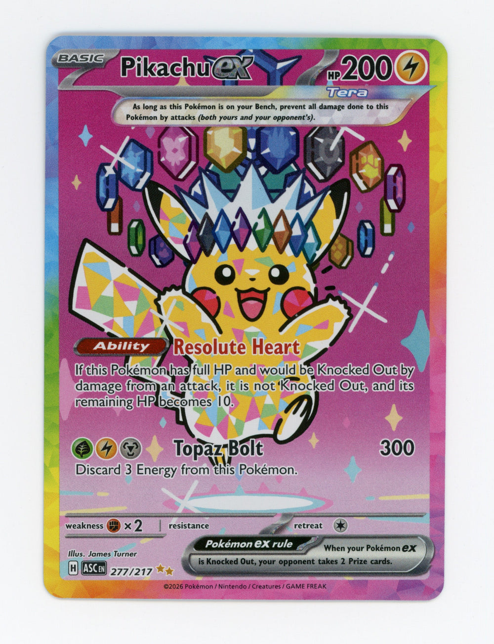 Pikachu ex — Special Illustration Rare — ID 17663