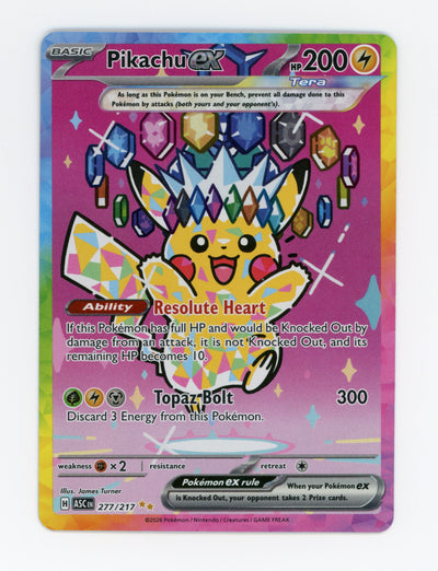 Pikachu ex — Special Illustration Rare — ID 17663